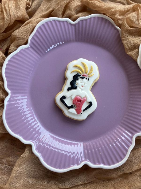 Vegas Showgirl Cookie Cutter and Fondant Stamp Embosser