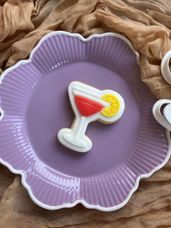 Cocktail Cookie Cutter & Fondant Stamp – Cosmo Party