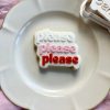 Please Please Please Cookie Cutter and Fondant Stamp Embosser, Sabrina Carpenter