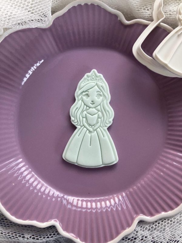 Princess Cookie Cutter and Fondant Stamp