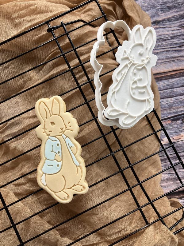 IMG_8589 Rabbit Cookie Cutter & Fondant Stamp – Peter Rabbit