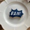 BAM! Cookie Cutter & Fondant Embosser – Comic Book Superhero Design (8cm)