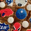 Cityscape with Hanging Web Fondant Embosser – Superhero-Inspired Design (7cm Stamp Only)