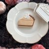 Pumpkin Pie Slice Cookie Cutter & Fondant Embosser – Autumn Baking Design (8cm)