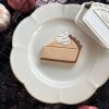 Pumpkin Pie Slice Cookie Cutter & Fondant Embosser – Autumn Baking Design (8cm)